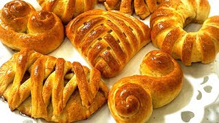 8 ПРОСТЫХ ФОРМ ДЛЯ БУЛОЧЕК \ ФОРМЫ БУЛОЧЕК \  БУЛОЧКИ С НАЧИНКОЙ  \ Buns Forms