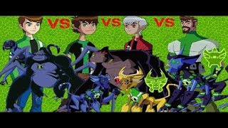 Ben10 All Spidermonkey Ben10 Alien Force VS Ben10 Ultimate VS Ben10 Omniverse VS Ben10 reboot