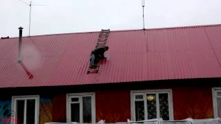 Установка трубы
