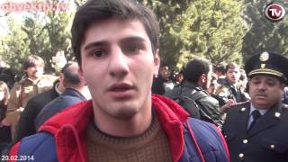 BDU TƏLƏBƏLƏRİNİN ETİRAZ AKSİYASI