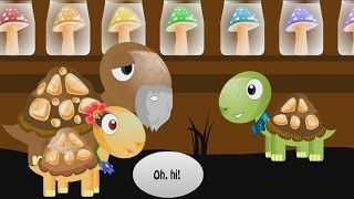 ПРИКЛЮЧЕНИЕ ЧЕРЕПАШКИ в поисках РАЗНОЦВЕТНЫХ грибов. Мультик игра для детей