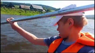 Юрий Лоза. Плот. Река Чусовая.
