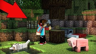 КАК ВЫЖИТЬ БЕЗ ДОМА В МАЙНКРАФТ 100% ТРОЛЛИНГ ЛОВУШКА MINECRAFT ХАРДКОРНОЕ ВЫЖИВАНИЕ В МАЙНЕ