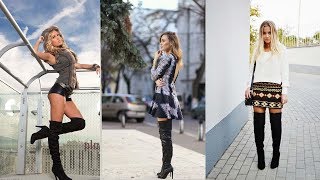 over knee boots lookbook