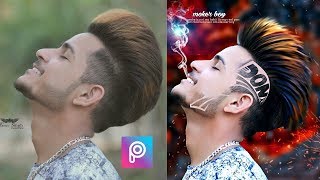 Picsart New Hairstyle Editing || CB Editing Smoker boy || Stylish Look + HDR Effect + Cb edit