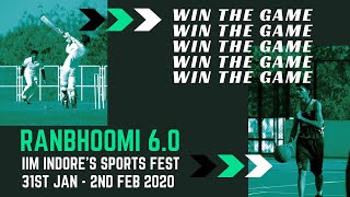 Ranbhoomi 6.0 | IIM Indore's Sports Fest | Teaser