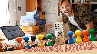 10 JUEGOS DE MESA geniales para APRENDER HISTORIA ??