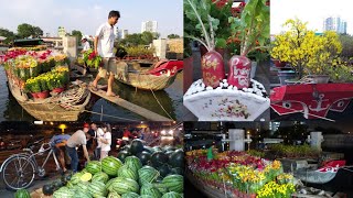 Chợ hoa tết Trần Xuân Soạn quận 7: Trên bến dưới thuyền - Ngàn hoa khoe sắc - Giá cả vừa phải