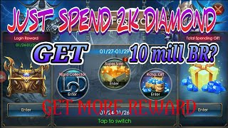Legacy of Discord  -  Just Spend 2K Diamond Get 10 Million BR and More Reward!!