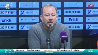 Sergen Yalçın'dan Maç Sonu Flaş Açıklamalar!