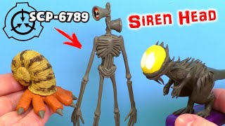 СИРЕНОГОЛОВЫЙ SCP-6789 Siren Head ? Лепим из пластилина | SCP-745, SCP-075