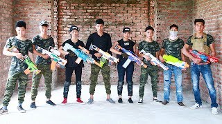 Superhero action S.W.A.T Hero Girl Nerf guns Kidnapper SuperGirl Rescue Princess Nerf war