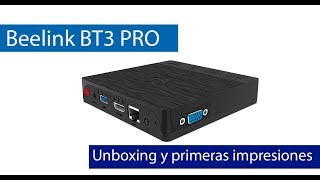 Beelink BT3 PRO: Conoce este mini PC con procesador Intel y 4GB RAM