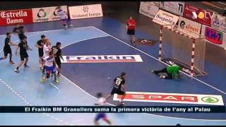 VOTV - El Fraikin BM Granollers suma la primera victòria de l'any al Palau