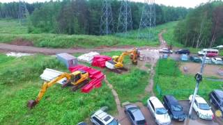 В Трехгорке началось строительство выезда на Северный обход Одинцово