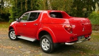 Red Mitsubishi L200 Warrior 2.5 DI-D 2009/59 with Fullbox Hard Tonneau