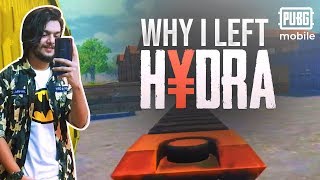 Why I Left HYDRA | Pubg Mobile Live | Gaming Guru