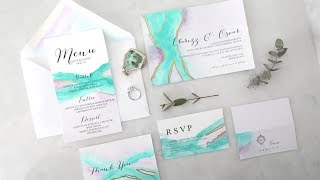 DIY EASY WEDDING INVITATIONS