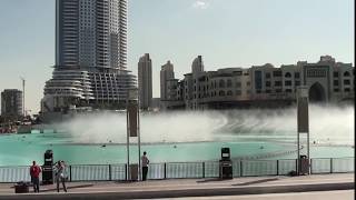 DUBAI MALL WATER FOUNTAIN SHOW - World's largest dancing fountain