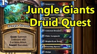 Hearthstone Fun Decks: Jungle Giants Druid Quest | WoWcrendor