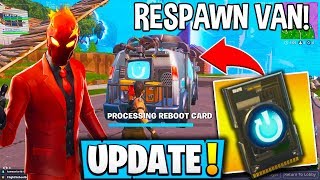 *NEW* FORTNITE UPDATE! "Reboot Van" *NEW* Stretched RES + Free Skins & Emotes! - Fortnite Moments