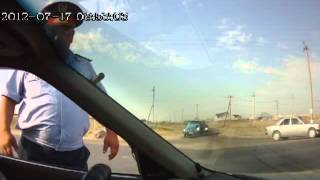 Упитанный гаишник Чимкента
