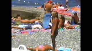 Adler Beach, sea & enbankment - Набережная Адлера, пляж