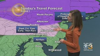Philadelphia Weather: Wintry Mix Likely Sunday And Monday