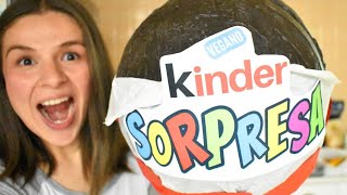 HUEVO KINDER GIGANTE Y VEGANO