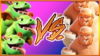 BOXER GIANT vs BABY DRAGON | Troop vs Troop | Clash of Clans