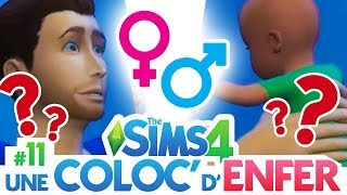 MON BÉBÉ ! GARÇON OU FILLE ? - COLOC' D'ENFER - EP 11 - SIMS 4
