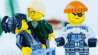 LEGO Ninjago Movie STOP MOTION W/ Lloyd Garmadon & Nya vs The Robber! | Ninjago | By Lego Worlds