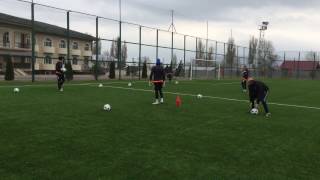 упражнение для разминки вратарей FIFA GOALKEEPING Казахстан