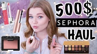 XXL 500 $ Sephora Haul New York City! I Meggyxoxo