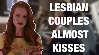 Lesbian Couples Almost Kisses