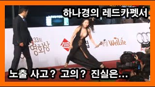 [한컷영상] 하나경의 레드카펫서 노출 사고？ 고의？ 진실은... (청룡상)