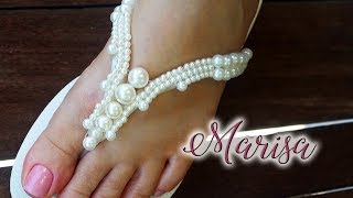 Chinelo decorado: Manta de pérolas para iniciantes (lucro certo???)