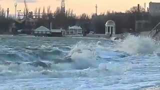 #Бердянск видео Азовское море шторм HD
