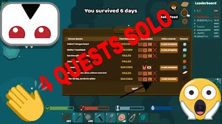 STARVE.IO VAMPIRE MODE DOING 4 QUESTS SOLO