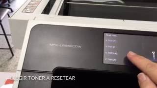 RESET TONER BROTHER MFC L8850CDW