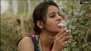 Young Girl Smoking In Short Film | Indian Girls Smoking