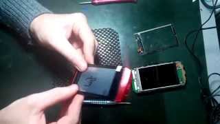 Разбор телефона Nokia 305 Замена сенсора