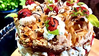 ТОРТ "БОЖЕСТВЕННАЯ АМБРОЗИЯ"  ИЗУМИТЕЛЬНЫЙ, ПОТРЯСАЮЩИЙ НА ВКУС:-)С СЮРПРИЗОМ ИЗ САМОГОНОГО ЛАИФХАКА