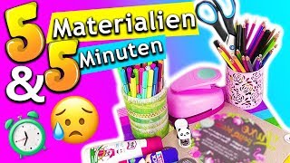 DIY Bastelideen CHALLENGE | 5 Materialien 5 Minuten |BFF überraschen Geschenkideen schnell & einfach