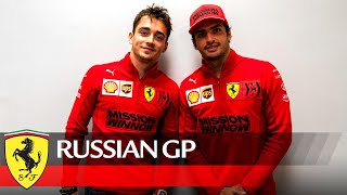 Charles and Carlos message after the Russian GP