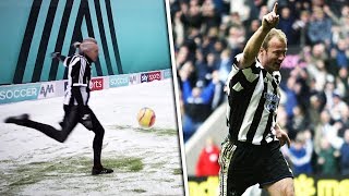 Jimmy Bullard Recreates | Alan Shearer's CLASSIC volley against Everton!