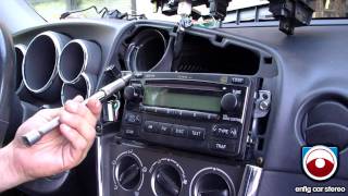 iPod iPhone or Aux Install 2005-2008 Toyota Matrix - BlitzSafe TOY/AUX DMX V.2
