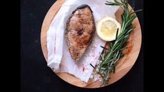 Готовим стейк из семги (простой, быстрый рецепт)