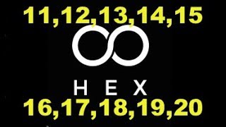 Infinity Loop: HEX - LEVEL 11,12,13,14,15,16,17,18,19,20