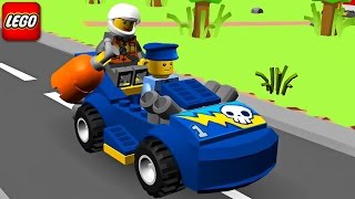 Phim hoạt hình ôtô cảnh sát Lego đuổi bắt cướp ll Hành trình phưu lưu của Lego cảnh sát
